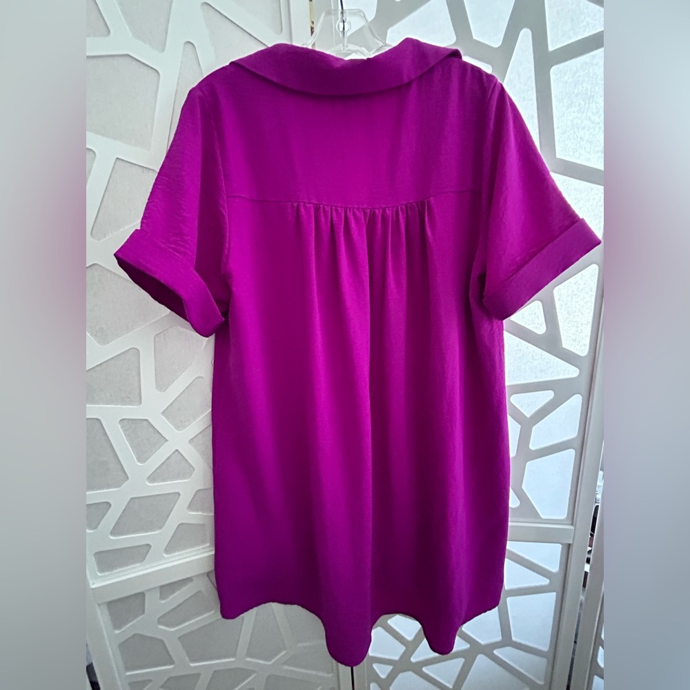 Chic Magenta Women's dress - Picture 2 of 3
